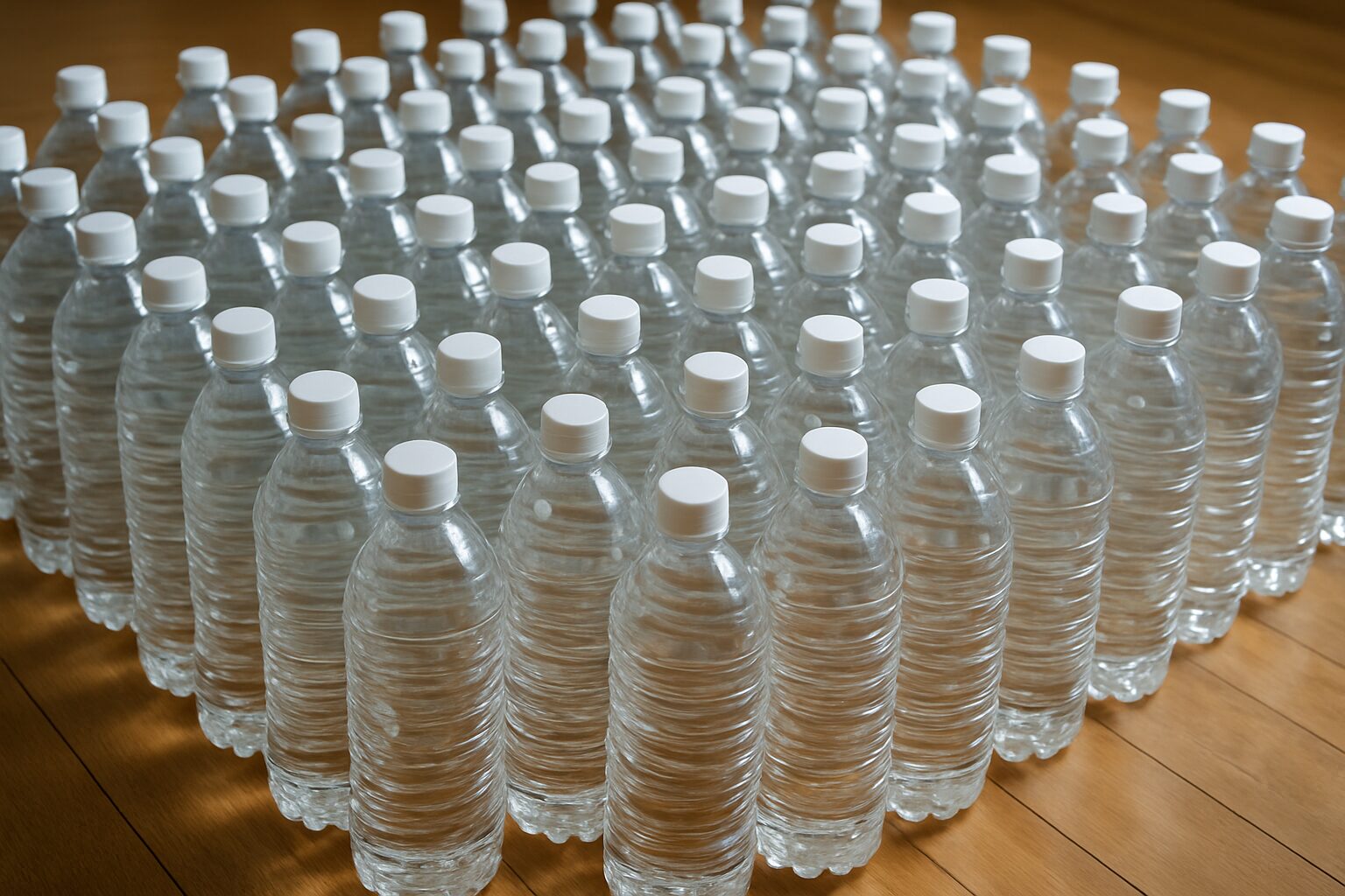 大量の水